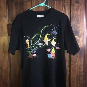 Hand embroidered T-shirt